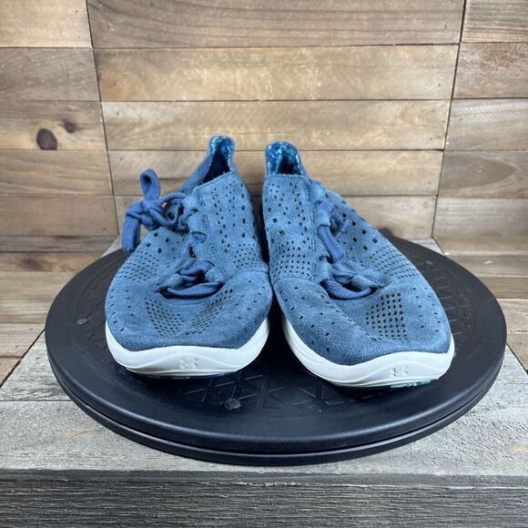Under Armour Womens Size 7.5 UA Street Precision Low Luxe Blue 1296225-953 light - Picture 2 of 10